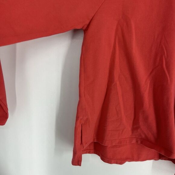 Eileen Fisher Top Size Medium Womens Pink Raglan Sleeve Crew Neck Top Stretch - Picture 3 of 7